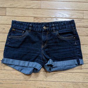 Armani Exchange Women's Dark Denim Shorts - 8
